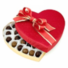 Коробка конфет в форме сердца
